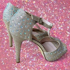 Elegant Gold High Heels